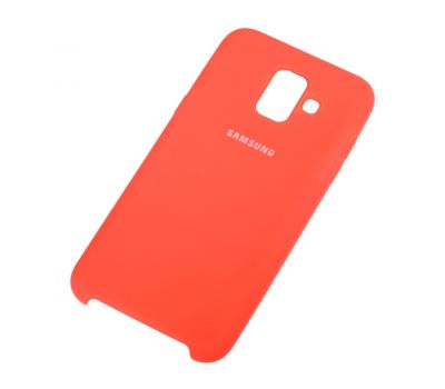 Чохол для Samsung Galaxy A6 2018 (A600) Silky Soft Touch неон рожевий 1032481