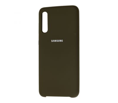 Чохол для Samsung Galaxy A50/A50s/A30s Silky Soft Touch "оливковий"