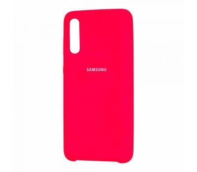 Чохол для Samsung Galaxy A50/A50s/A30s Silky Soft Touch "темно-червоний"