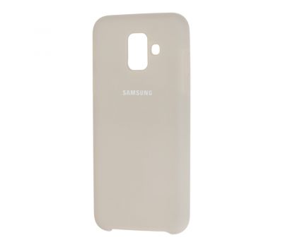 Чохол для Samsung Galaxy A6 2018 (A600) Silky Soft Touch світло сірий