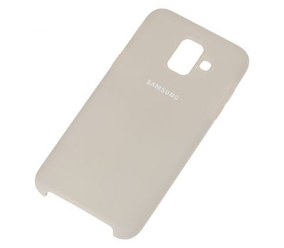 Чохол для Samsung Galaxy A6 2018 (A600) Silky Soft Touch світло сірий 1032500