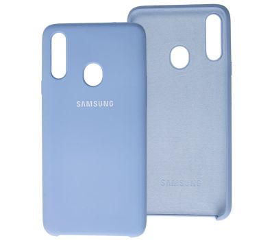 Чохол для Samsung Galaxy A20s (A207) Silky Soft Touch "ліловий"