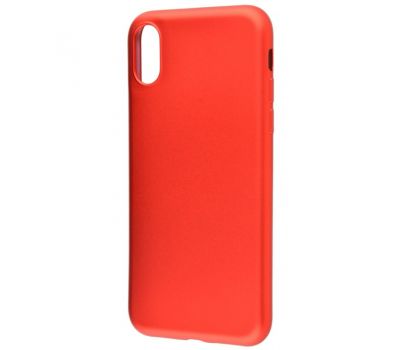 Чохол для iPhone X / Xs Soft matt червоний 1035887