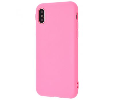 Чохол для iPhone X / Xs Matte рожевий 1035850