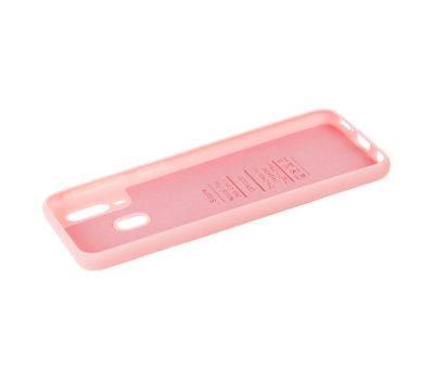 Чохол для Samsung Galaxy A40 (A405) Silicone cover рожевий 1036202