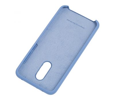 Чохол для Xiaomi Redmi 5 Plus Silky Soft Touch "джинсовий синій" 1036803
