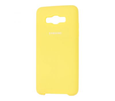 Чохол для Samsung Galaxy J5 2016 (J510) Silky Soft Touch лимонний