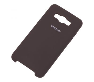 Чохол для Samsung Galaxy J5 2016 (J510) Silky Soft Touch темно-коричневий 1036325