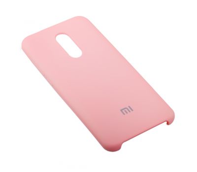 Чохол для Xiaomi Redmi 5 Plus Silky Soft Touch "світло-рожевий" 1036833