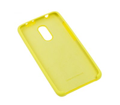 Чохол для Xiaomi Redmi 5 Silky Soft Touch лимонний 1036906