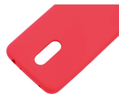 Чохол для Xiaomi Redmi 5 Plus Silky Soft Touch червоний 1036805