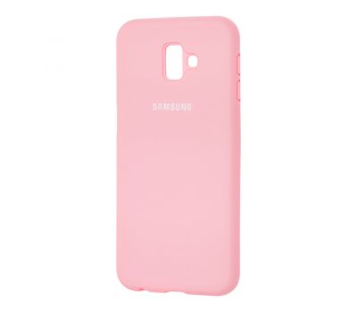Чохол для Samsung Galaxy J6+ 2018 (J610) Silicone Full світло-рожевий 1037289