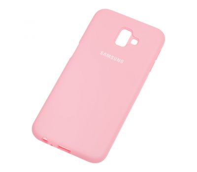 Чохол для Samsung Galaxy J6+ 2018 (J610) Silicone Full світло-рожевий 1037290