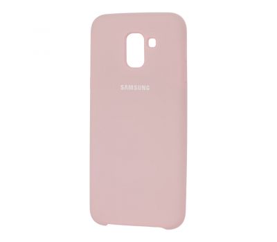 Чохол для Samsung Galaxy J6 2018 (J600) Silky блідо-рожевий 1037370