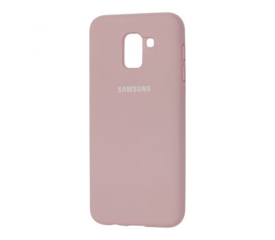 Чохол для Samsung Galaxy J6 2018 (J600) Silicone Full рожевий пісок 1037265
