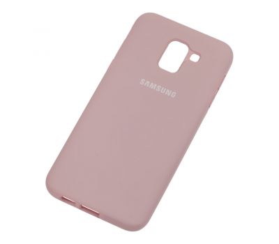 Чохол для Samsung Galaxy J6 2018 (J600) Silicone Full рожевий пісок 1037266