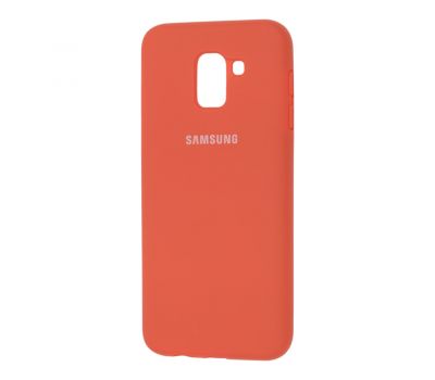 Чохол для Samsung Galaxy J6 2018 (J600) Silicone Full помаранчевий 1037262