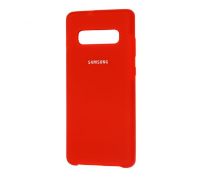 Чохол Samsung Galaxy S10+ (G975) Silky Soft Touch "червоний" 1037407