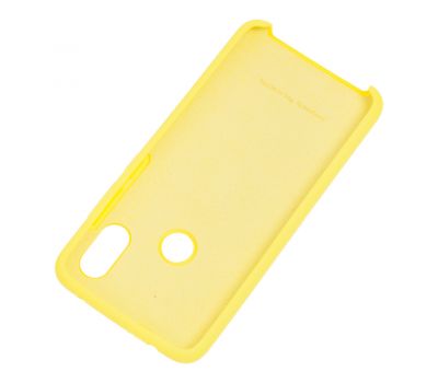 Чохол для Xiaomi Redmi Note 6 Pro Silky Soft Touch "лимонний" 1037064