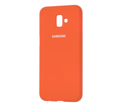 Чохол для Samsung Galaxy J6+ 2018 (J610) Silicone Full помаранчевий 1037283