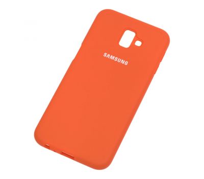 Чохол для Samsung Galaxy J6+ 2018 (J610) Silicone Full помаранчевий 1037284