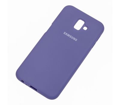 Чохол для Samsung Galaxy J6+ 2018 (J610) Silicone Full лавандовий сірий 1037281