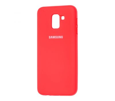 Чохол для Samsung Galaxy J6 2018 (J600) Silicone Full червоний 1037253