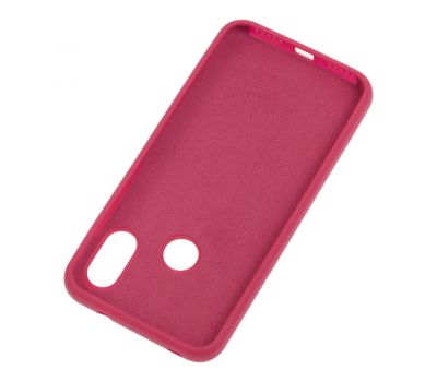 Чохол для Xiaomi Redmi Note 6 Pro Silicone Full рожево-червоний 1037031