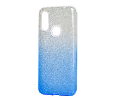 Чохол для Xiaomi Redmi 7 Shining Glitter сріблясто-синій