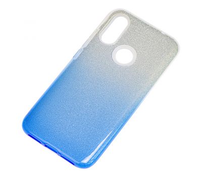 Чохол для Xiaomi Redmi 7 Shining Glitter сріблясто-синій 1038095