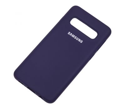 Чохол для Samsung Galaxy S10 (G973) Silicone Full синій / midnight blue 1038856