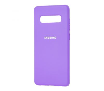 Чохол для Samsung Galaxy S10+ (G975) Silicone Full лавандовий 1038872