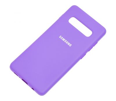 Чохол для Samsung Galaxy S10+ (G975) Silicone Full лавандовий 1038873