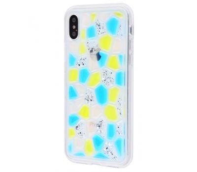 Чохол Colour stones для iPhone X / Xs жовтий 1040506