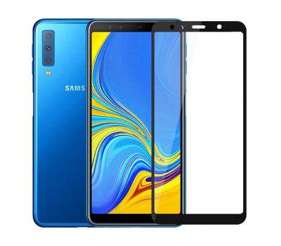 Захисне 6D скло для Samsung Galaxy A7 2018 (A750) чорне (OEM)