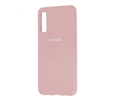 Чохол для Samsung Galaxy A7 2018 (A750) Silicone Full рожевий / pink sand 1043251