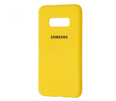 Чохол для Samsung Galaxy S10e (G970) Silicone Full жовтий 1043258