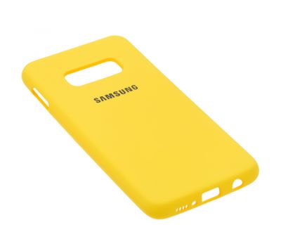 Чохол для Samsung Galaxy S10e (G970) Silicone Full жовтий 1043259