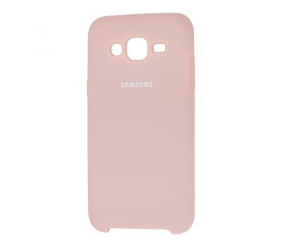 Чохол для Samsung Galaxy J5 (J500) Silky Soft Touch блідо-рожевий