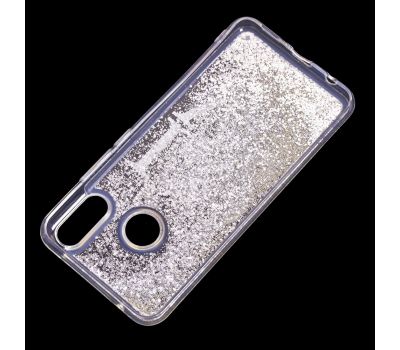 Чохол для Huawei P Smart Plus Блискки вода срібляста "Love" 1046579