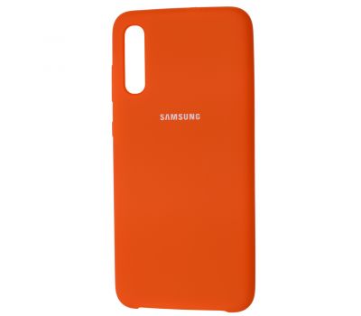 Чохол для Samsung Galaxy A70 (A705) Silky Soft Touch помаранчевий