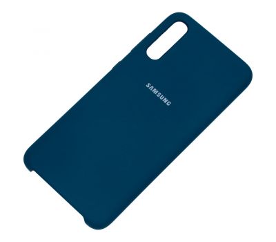 Чохол для Samsung Galaxy A70 (A705) Silky Soft Touch морської хвилі 1047860