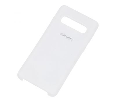 Чохол Samsung Galaxy S10 (G973) Silky Soft Touch білий 1048079