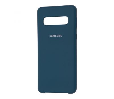 Чохол для Samsung Galaxy S10 (G973) Silky Soft Touch морської хвилі