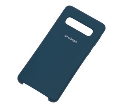 Чохол для Samsung Galaxy S10 (G973) Silky Soft Touch морської хвилі 1048101