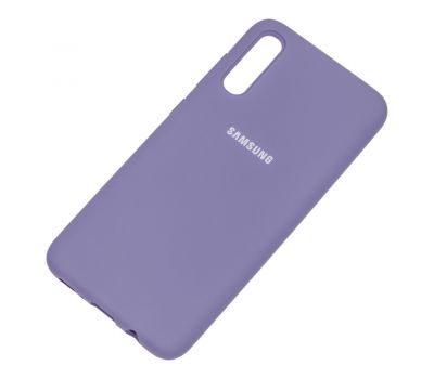 Чохол для Samsung Galaxy A70 (A705) Silicone Full лавандовий-сірий 1049927