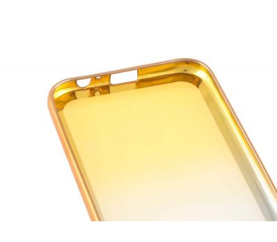 Чохол для Samsung Galaxy A5 2017 (A520) силіконовий з окантовкою золотистий градієнт 105813