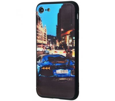 Чохол Best Design для iPhone 7/8 синя машина 1050564