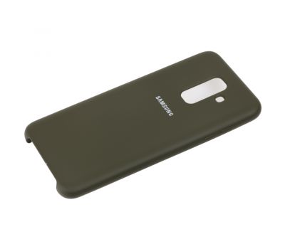 Чохол для Samsung Galaxy A6+ 2018 (A605) Silky Soft Touch оливковий 1050129