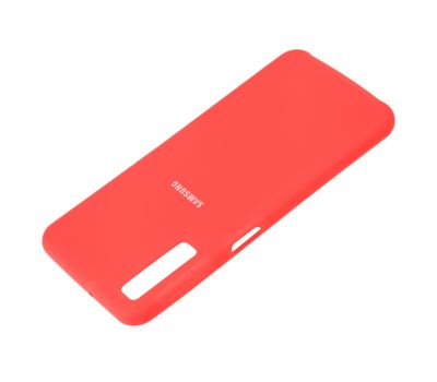 Чохол для Samsung Galaxy A7 2018 (A750) Silky Soft Touch яскраво рожевий 1050208